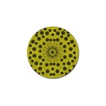 Gold For Golden People And Flowers Golf Ball Marker (4 pack) Front