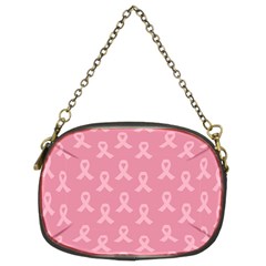 Pink Ribbon - Breast Cancer Awareness Month Chain Purse (two Sides) by Valentinaart