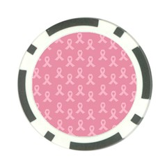 Pink Ribbon - Breast Cancer Awareness Month Poker Chip Card Guard (10 Pack) by Valentinaart