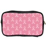 Pink Ribbon - breast cancer awareness month Toiletries Bag (Two Sides) Front