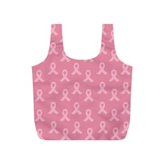 Pink Ribbon - Breast Cancer Awareness Month Full Print Recycle Bag (s) by Valentinaart