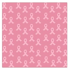 Pink Ribbon - Breast Cancer Awareness Month Large Satin Scarf (square) by Valentinaart