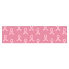 Pink Ribbon - Breast Cancer Awareness Month Satin Scarf (oblong) by Valentinaart