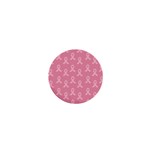 Pink Ribbon - breast cancer awareness month 1  Mini Buttons Front