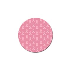 Pink Ribbon - Breast Cancer Awareness Month Golf Ball Marker by Valentinaart