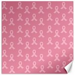 Pink Ribbon - breast cancer awareness month Canvas 12  x 12  11.4 x11.56  Canvas - 1