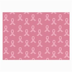 Pink Ribbon - Breast Cancer Awareness Month Large Glasses Cloth by Valentinaart