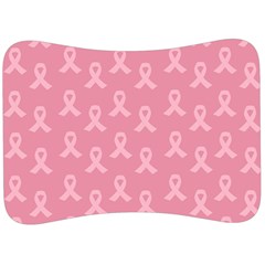 Pink Ribbon - Breast Cancer Awareness Month Velour Seat Head Rest Cushion