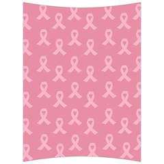 Pink Ribbon - Breast Cancer Awareness Month Back Support Cushion by Valentinaart