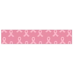 Pink Ribbon - Breast Cancer Awareness Month Small Flano Scarf by Valentinaart