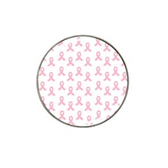 Pink Ribbon - Breast Cancer Awareness Month Hat Clip Ball Marker (4 Pack) by Valentinaart