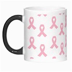 Pink Ribbon - breast cancer awareness month Morph Mugs Left