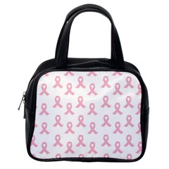 Pink Ribbon - Breast Cancer Awareness Month Classic Handbag (one Side) by Valentinaart