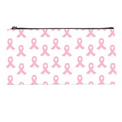 Pink Ribbon - Breast Cancer Awareness Month Pencil Cases by Valentinaart