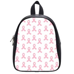 Pink Ribbon - Breast Cancer Awareness Month School Bag (small) by Valentinaart