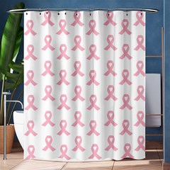 Pink Ribbon - Breast Cancer Awareness Month Shower Curtain 60  X 72  (medium)  by Valentinaart