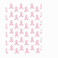 Pink Ribbon - Breast Cancer Awareness Month Large Garden Flag (two Sides) by Valentinaart