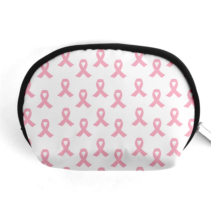 Pink Ribbon - breast cancer awareness month Accessory Pouch (Medium)