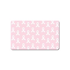 Pink Ribbon - Breast Cancer Awareness Month Magnet (name Card) by Valentinaart