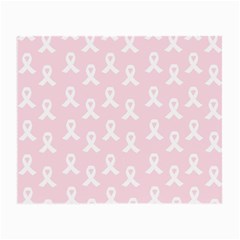 Pink Ribbon - Breast Cancer Awareness Month Small Glasses Cloth (2-side) by Valentinaart