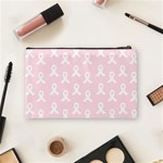 Pink Ribbon - breast cancer awareness month Cosmetic Bag (Medium) Back