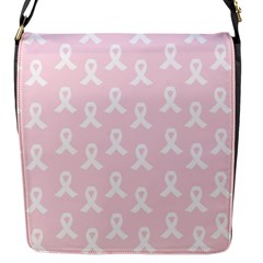 Pink Ribbon - Breast Cancer Awareness Month Flap Closure Messenger Bag (s) by Valentinaart