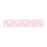 Pink Ribbon - breast cancer awareness month Flano Scarf (Mini) Back