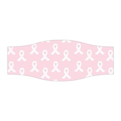 Pink Ribbon - Breast Cancer Awareness Month Stretchable Headband by Valentinaart