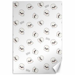 Cute Kawaii Ghost Pattern Canvas 20  X 30  by Valentinaart