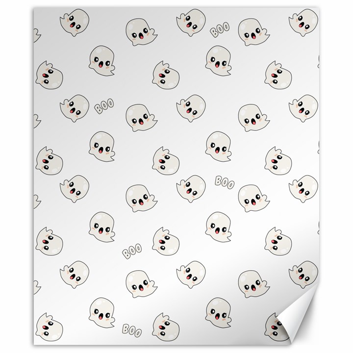 Cute Kawaii Ghost pattern Canvas 20  x 24 