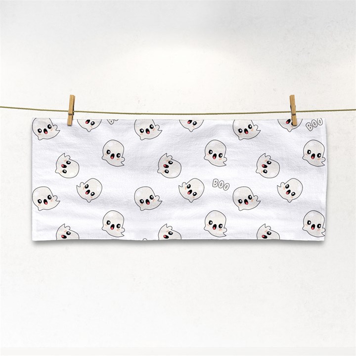 Cute Kawaii Ghost pattern Hand Towel