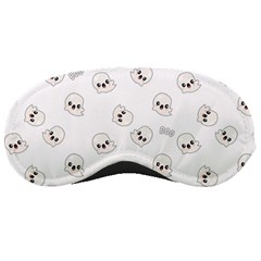 Cute Kawaii Ghost Pattern Sleeping Masks by Valentinaart