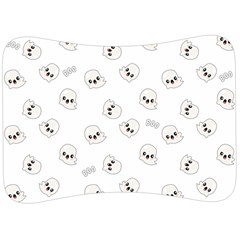 Cute Kawaii Ghost Pattern Velour Seat Head Rest Cushion by Valentinaart