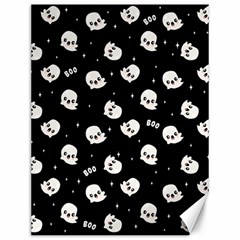 Cute Kawaii Ghost Pattern Canvas 12  X 16  by Valentinaart