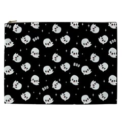 Cute Kawaii Ghost Pattern Cosmetic Bag (xxl)