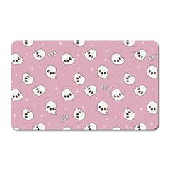 Cute Kawaii Ghost pattern Magnet (Rectangular)