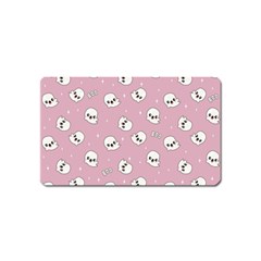 Cute Kawaii Ghost pattern Magnet (Name Card)