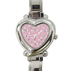 Cute Kawaii Ghost pattern Heart Italian Charm Watch