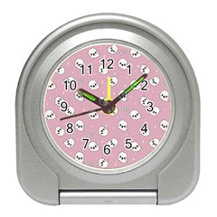 Cute Kawaii Ghost pattern Travel Alarm Clock