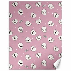 Cute Kawaii Ghost pattern Canvas 12  x 16 