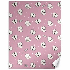 Cute Kawaii Ghost pattern Canvas 18  x 24 