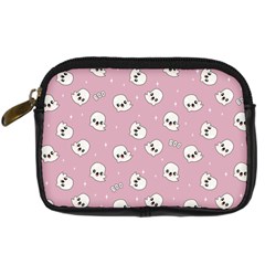 Cute Kawaii Ghost pattern Digital Camera Leather Case