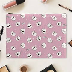 Cute Kawaii Ghost Pattern Cosmetic Bag (xl) by Valentinaart