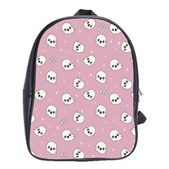 Cute Kawaii Ghost pattern School Bag (Large)