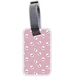 Cute Kawaii Ghost pattern Luggage Tags (Two Sides) Front