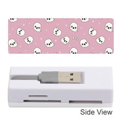 Cute Kawaii Ghost Pattern Memory Card Reader (stick) by Valentinaart