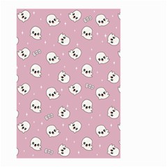 Cute Kawaii Ghost Pattern Small Garden Flag (two Sides) by Valentinaart