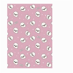 Cute Kawaii Ghost Pattern Large Garden Flag (two Sides) by Valentinaart