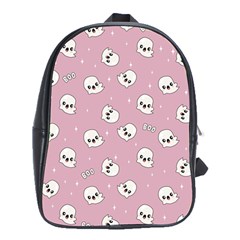 Cute Kawaii Ghost pattern School Bag (XL)