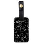 Human skeleton pattern - Halloween  Luggage Tags (One Side)  Front